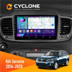 Штатна магнітола KIA Sorento 2014-2020 Cyclone C10002 2x32, 4G, 2k