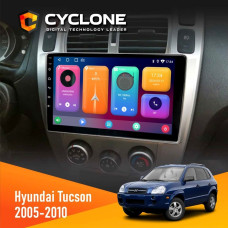  Штатна магнітола Hyundai Tucson 2005-2010 Cyclone C10001 2x32