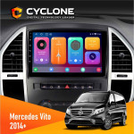 Штатна магнітола Mercedes-Benz Vito 2014+ Cyclone C10001 2x32