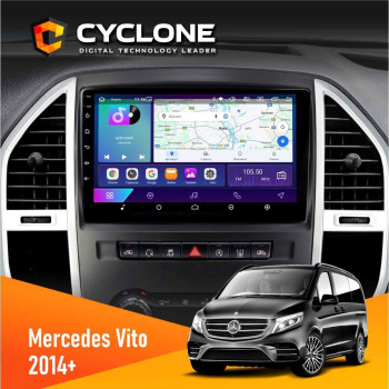  Штатна магнітола Mercedes-Benz Vito 2014+ Cyclone C10002 2x32, 4G, 2k