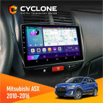 Штатная магнитола Mitsubishi ASX 2010-2016 Cyclone C10002 2x32, 4G, 2k