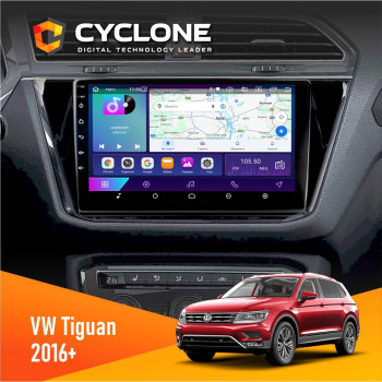  Штатна магнітола Volkswagen Tiguan 2016+ Cyclone C10002 2x32, 4G, 2k