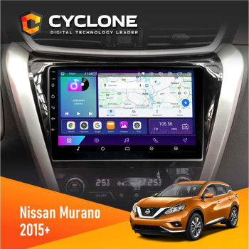  Штатна магнітола Nissana Murano 2015+ Cyclone C10002 2x32, 4G, 2k