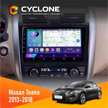  Штатна магнітола Nissan Teana 2013-2018 Cyclone C10002 2x32, 4G, 2k
