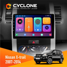  Штатна магнітола Nissan X-Trail 2007-2014 Cyclone C10001 2x32