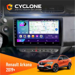 Штатна магнітола Renault Arkana 2019+ Cyclone C10002 2x32, 4G, 2k