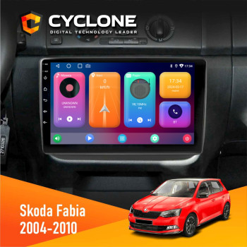 Штатная магнитола Skoda Fabia 2004-2010 Cyclone C10001 2x32