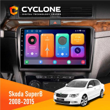 Штатная магнитола Skoda SuperB 2008-2015 Cyclone C10001 2x32