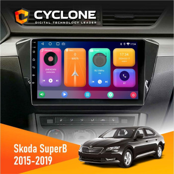 Штатная магнитола Skoda SuperB 2015-2019 Cyclone C10001 2x32