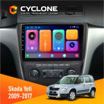 Штатна магнітола Skoda Yeti 2009-2017 Cyclone C10001 2x32