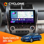 Штатна магнітола Toyota Camry 2011-2014 Cyclone C10002 2x32, 4G, 2k