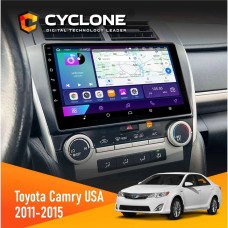 Штатная магнитола Toyota Camry 2011-2015 USA Cyclone C10002 2x32, 4G, 2k