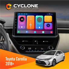 Штатная магнитола Toyota Corolla 2017-2019 Cyclone C10001 2x32