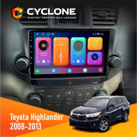 Штатная магнитола Toyota Highlander 2008-2013 Cyclone C10001 2x32