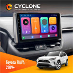 Штатная магнитола Toyota RAV4 2019+ Cyclone C10001 2x32
