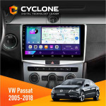 Штатная магнитола Volkswagen Passat (B6, B7) 2005-2014, CC 2012-2018 Cyclone C10002 2x32, 4G, 2k