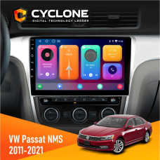 Штатная магнитола Volkswagen Passat NMS 2011-2021 Cyclone C10001 2x32