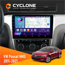 Штатная магнитола Volkswagen Passat NMS 2011-2021 Cyclone C10002 2x32, 4G, 2k