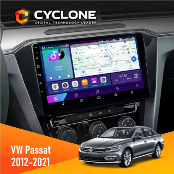  Штатна магнітола Volkswagen Passat 2012-2021 Cyclone C10002 2x32, 4G, 2k