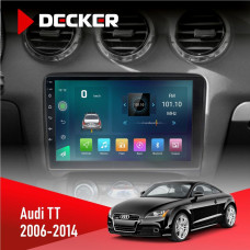 Штатная магнитола Audi TT 2006-2014 Decker D9003 6x128, DSP, 4G, 2k