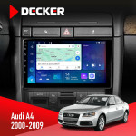 Штатна магнітола Audi A4 2000-2009 Decker D9-007 4x64 DSP 360 4G