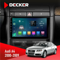 Штатная магнитола Audi A4 2000-2009 Decker D9003 6x128, DSP, 4G, 2k