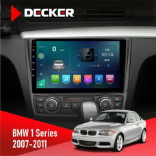 Штатная магнитола BMW 1 Series 2007-2011 Climate Decker D9003 6x128, DSP, 4G, 2k