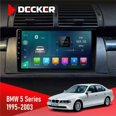 Штатная магнитола BMW 5 Series (E39) 1995-2003 Радіо модуль Decker D9003 6x128, DSP, 4G, 2k