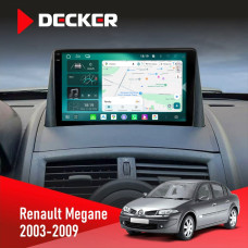 Штатная магнитола Renault Megane II 2003-2009 Decker D9004 6x128, DSP 360, 2k
