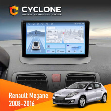  Штатна магнітола Renault Megane III 2008-2016 Cyclone C9009 4x64, DSP, 4G, 2k