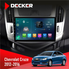Штатная магнитола Chevrolet Cruze 2012-2016 Decker D9003 6x128, DSP, 4G, 2k