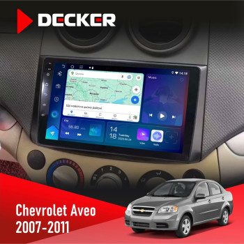 Штатна магнітола Chevrolet Aveo 2007-2011 Decker D9-007 4x64 DSP 360 4G Штатна магнітола Chevrolet Aveo 2007-2011 Decker D9-007 4x64 DSP 360 4G