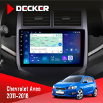 Штатна магнітола Chevrolet Aveo 2011-2018 Decker D9-007 4x64 DSP 360 4G
