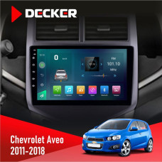 Штатная магнитола Chevrolet Aveo 2011-2018 Decker D9003 6x128, DSP, 4G, 2k