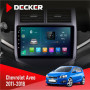 Штатная магнитола Chevrolet Aveo 2011-2018 Decker D9003 6x128, DSP, 4G, 2k