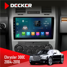 Штатная магнитола Chrysler 300c 2004-2010 Decker D9003 6x128, DSP, 4G, 2k