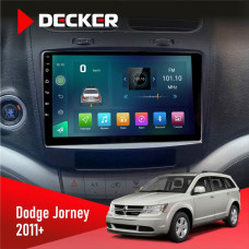 Штатная магнитола Dodge Jorney 2011+ Decker D9003 6x128, DSP, 4G, 2k