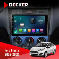 Штатная магнитола Ford Fiesta 2006-2008 Decker D9003 6x128, DSP, 4G, 2k