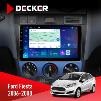 Штатна магнітола Ford Fiesta 2006-2008 Decker D9-007 4x64 DSP 360 4G Штатна магнітола Ford Fiesta 2006-2008 Decker D9-007 4x64 DSP 360 4G