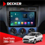 Штатная магнитола Ford Fiesta 2006-2008 Decker D9003 6x128, DSP, 4G, 2k