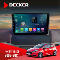 Штатная магнитола Ford Fiesta 2008-2017 Decker D9003 6x128, DSP, 4G, 2k