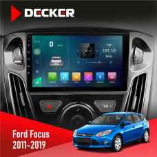 Штатная магнитола Ford Focus 2011-2019 Decker D9003 6x128, DSP, 4G, 2k