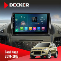 Штатная магнитола Ford Kuga 2013-2019 Decker D9003 6x128, DSP, 4G, 2k