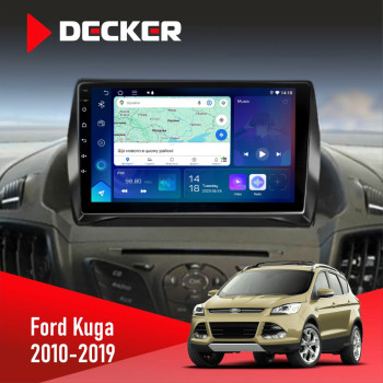 Штатна магнітола Ford Kuga 2013-2019 Decker D9-007 4x64 DSP 360 4G Штатна магнітола Ford Kuga 2013-2019 Decker D9-007 4x64 DSP 360 4G