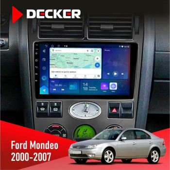 Штатна магнітола Ford Mondeo 2000-2007 Decker D9-007 4x64 DSP 360 4G Штатна магнітола Ford Mondeo 2000-2007 Decker D9-007 4x64 DSP 360 4G