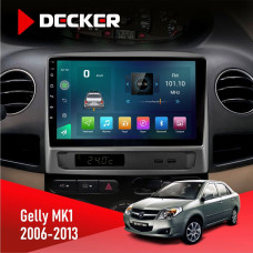 Штатная магнитола Gelly MK1 2006-2013 Decker D9003 6x128, DSP, 4G, 2k