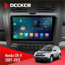 Штатная магнитола Honda CR-V 2007-2012 Decker D9003 6x128, DSP, 4G, 2k