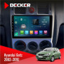 Штатная магнитола Hyundai Getz 2002-2010 Decker D9003 6x128, DSP, 4G, 2k
