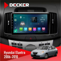 Штатная магнитола Hyundai Elantra 2006-2010 Decker D9003 6x128, DSP, 4G, 2k