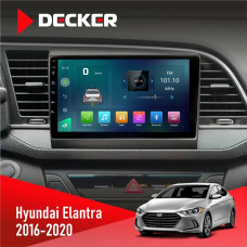 Штатная магнитола Hyundai Elantra 2016-2020 CAN Decker D9003 6x128, DSP, 4G, 2k